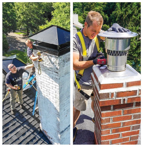 chimney cap repair