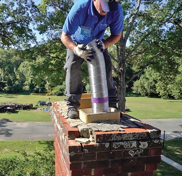 Chimney Flue Installation