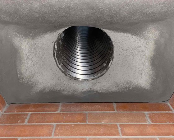 S6 Chimney Smoke Chamber Repair