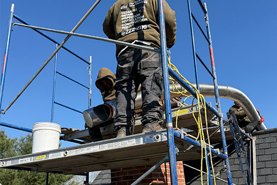 chimney installation home 3
