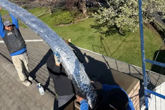 Chimney Linear Installation in Connecticut